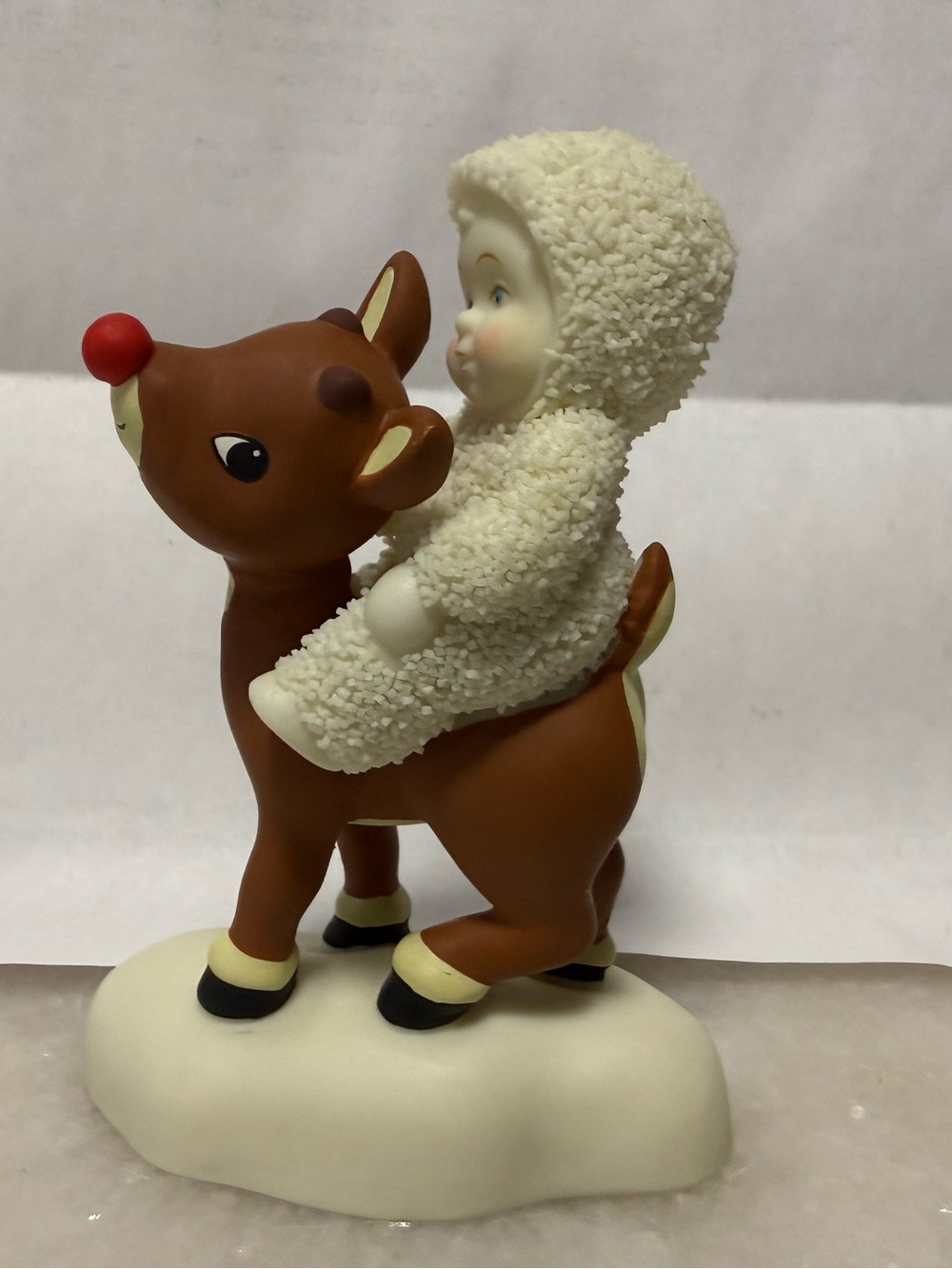 Dept 56 Snowbabies 1992 "Rudolph Lights the Way"